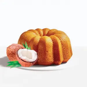 Coconut rum cake 4 oz six pack