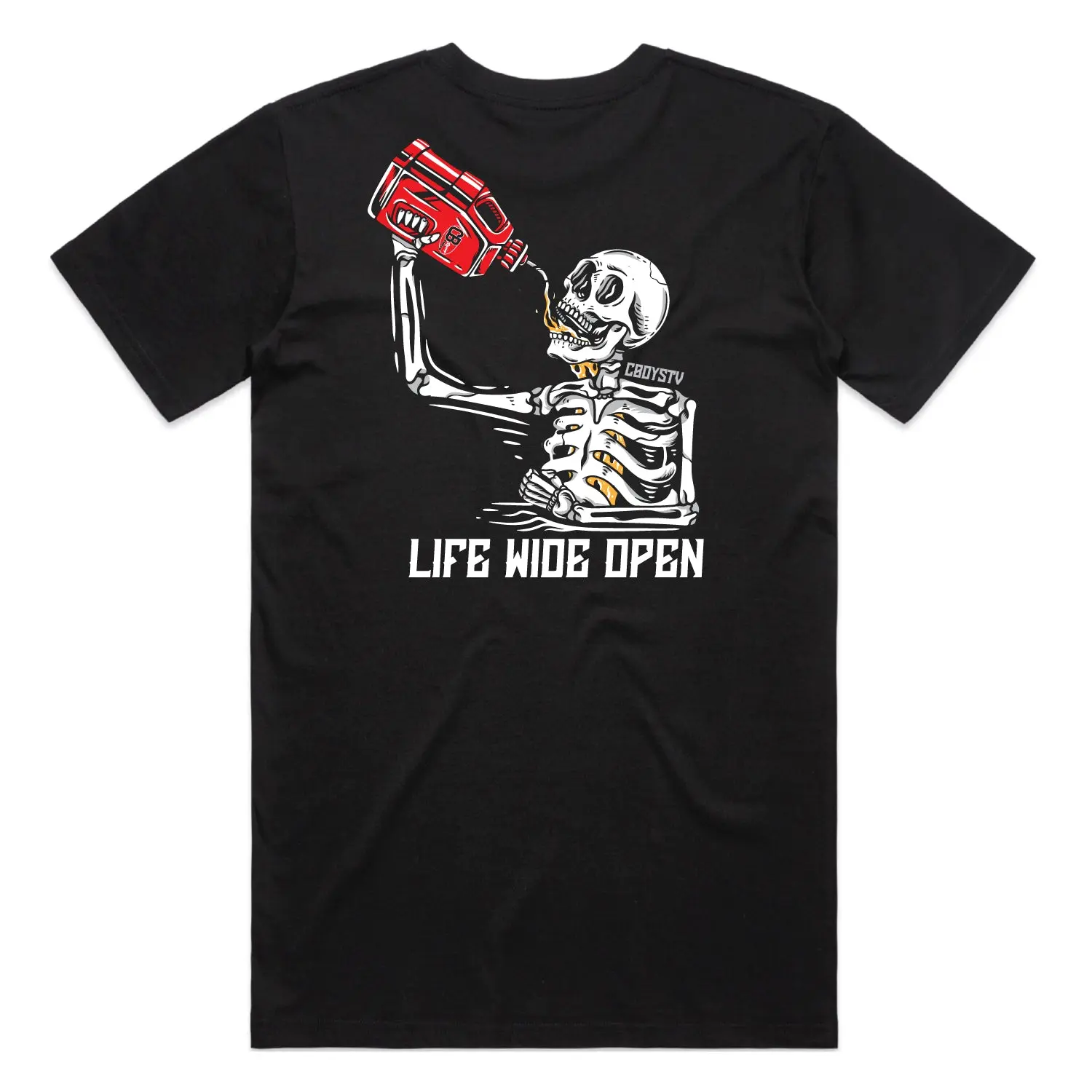 Men's Soul Fuel Cotton Graphic T-Shirt - Short-Sleeve, Round Neck, Soft, Breathable, Classic Casual Streetwear Top