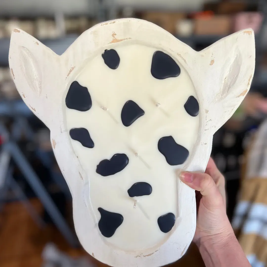 Cow Print Soy Wax Candle