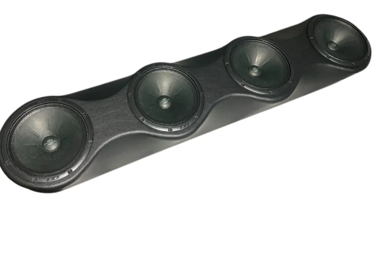 Universal Speaker Panel 4x6.5 ( Wood And Fabric ) Roof Rack x4