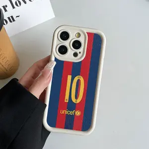 Football Jersey Number 10 Design Black and White Soft TPU Material, High-Quality and Protective phone Case, for SamSung for Galaxy S20/S23FE/S24Ultra/M10s/M12/F12, And for SamSung for Galaxy A03/04E/05/10s/11/12//30/32/35/50/51/55/55/73
