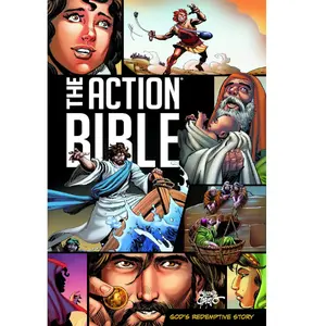 The Action Bible: God's Redemptive Story (Action Bible Series) Hardcover – Illustrated.