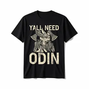 [Men's graphic tees] Y All Need Odin Viking T-Shirt