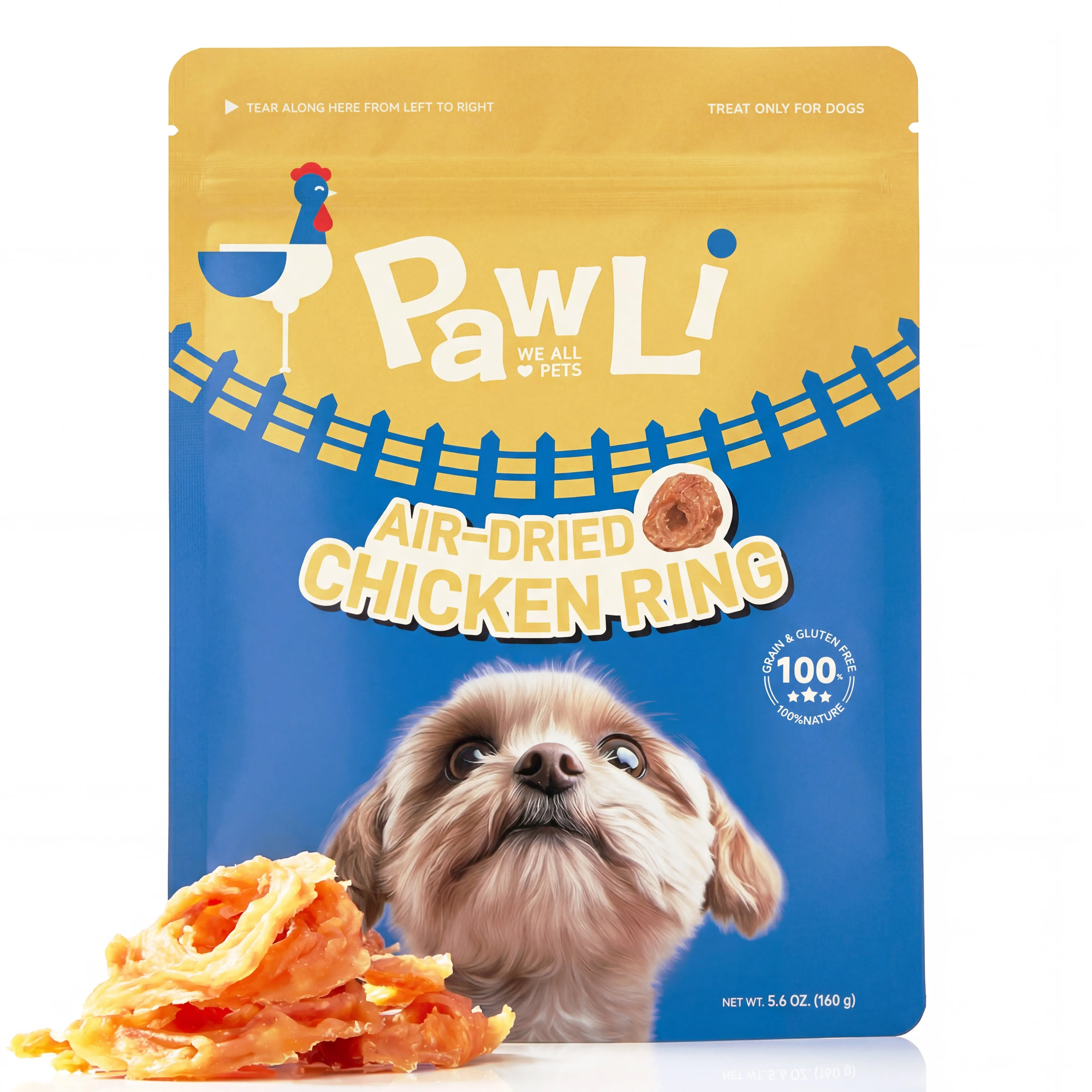 Air-Dried Chicken Ring Treats for Dogs | PAWLI