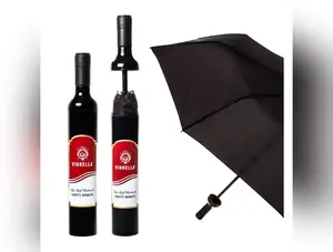 Misty Spirits Wine Bottle Umbrella