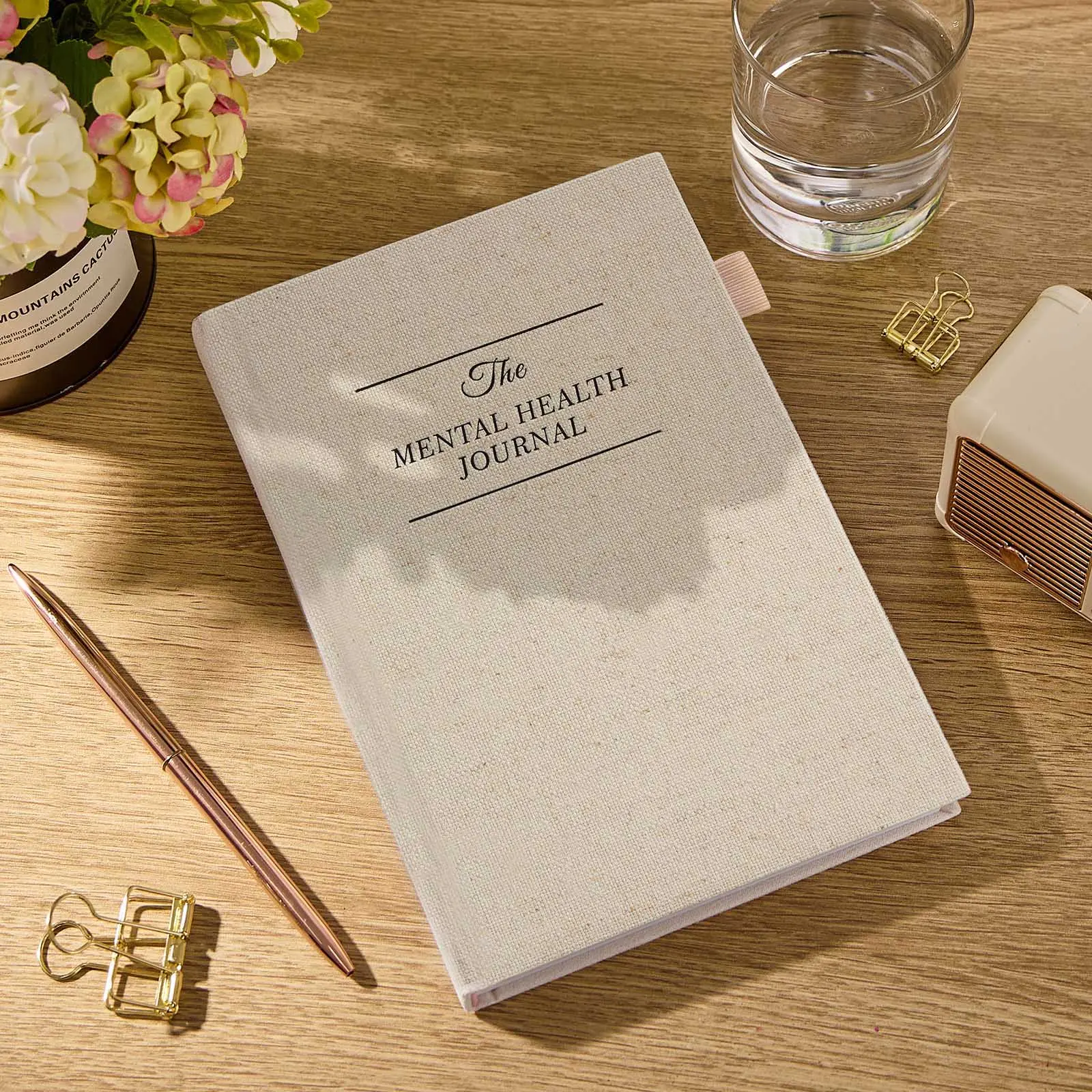 2026 Mental Health Journal, Anxiety & Guided Journal for Women(A5 Size)-Beige