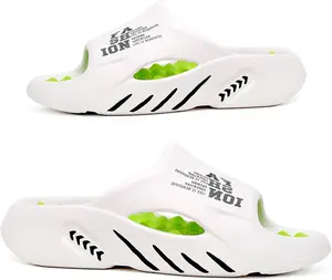 ION Fashion Orthopedic Massage Slippers for Men & Women - Non-Slip Cool Slides with Thick Soles, EVA Design, Ideal for Summer Outdoor Beach Sandals - Flipflop