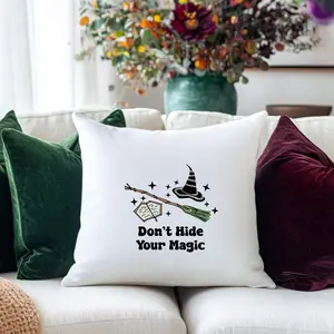 Don't Hide Your Magic - Wicked Inspired Throw Pillow