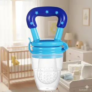 Baby Safe Fruit Feeder with Detachable Design, Easy-Clean Teether, Anti-Choke Guard, Portable for Travel & Home, BPA-Free Teething & Weaning Aid, Antimicrobial Fresh Food Feeder