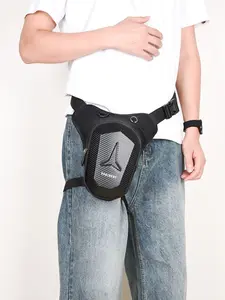Men's Adjustable Multifunctional Waist Bag, Belt Bag, Multi-Layered Bicycle Riding Backpack, Student Sports Shoulder Bag, Outdoor Work Tool Bag