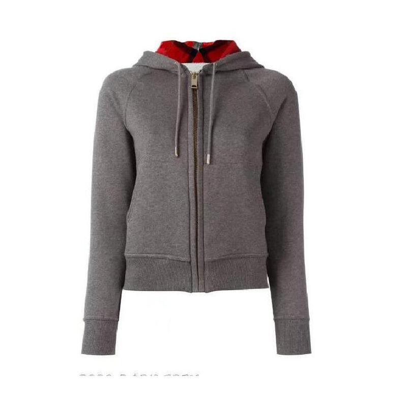 British Style Hooded Zip-Up Women’s Hoodie Jacket Cardigan – Contrast Collar Casual Coat |   Ideal for Daily Commute/Vintage Outings, Comfortable Minimalist British Style Top # BritishStyleHoodedJacket # ZipUpCardiganHoodie # ContrastCollarCasualCoat.