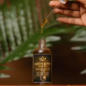 EarthCrown Hair Growth Oil with Aloe Vera Red Onion & Rosemary for Healthier Fuller Hair Natural Blend for Dry Scalp and Protective Styles