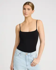 Express Body Contour High Compression Scoop Neck Cami Bodysuit