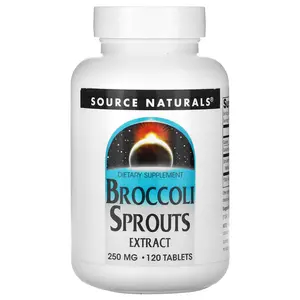 Source Naturals Broccoli Sprouts Extract, 120 Tablets (125 mg per Tablet)