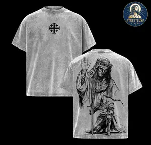 valentine shirts  Baldwin IV Leper King T-Shirt: Vintage Washed Heavy Cotton Crusader Tee