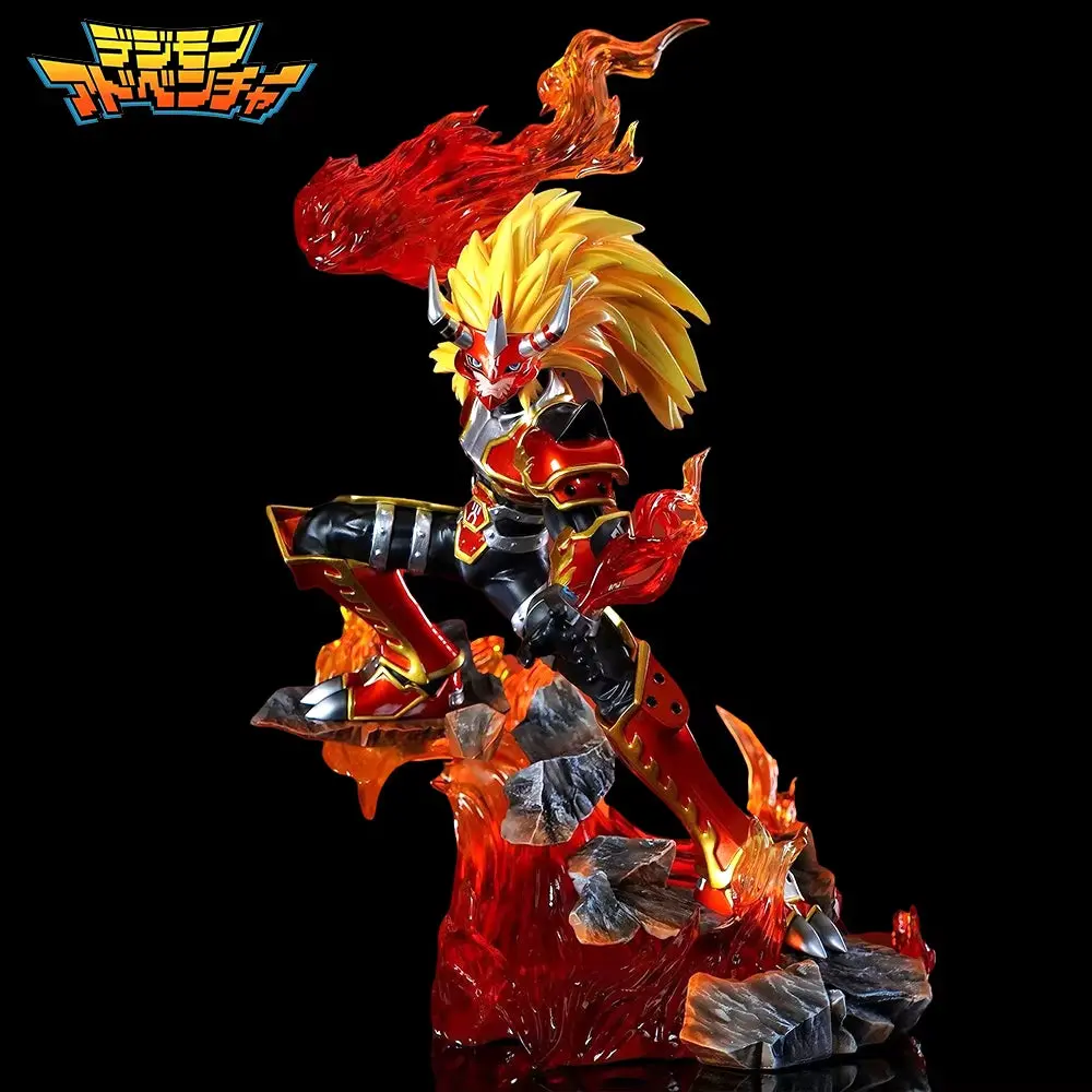 Digimon Adventure – Agnimon Flame Burst Battle Stance GK Statue Anime Figure