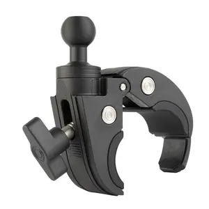Quick-Adjust Bar Clamp Mount with 20mm Ball - Fits 0.5"-2" Bars