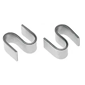 Quantum Storage S-HOOK Chrome Wire Shelving S-Hooks, Set Of 8