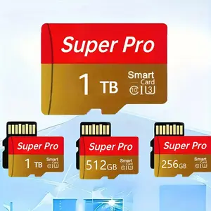 High-Speed Micro SD Card Storage for Smartphones & Cameras, Plug-And-Play Microsd Memory Card TF/SD Memory Card with Adapter for 4K Uhd Videos & Psp Games