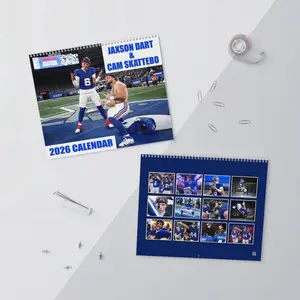 2026 Dart Skattebo Wall Calendar, 2026 Gift Jaxson Cam Wall Calendar, Gift for Fans