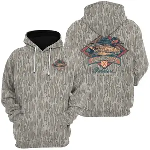 Outdoor Boys Old Row Camo 3D Hoodie, Sweater , Men's Hunting Camo Hoodie, Sweater, Vintage 3D , Gift Idea, Gift for Dad or Husband,Perfect For Outdoor Enthusiasts