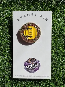 LOTR - Hobbit Door  - Hobbit - Enamel Pin, Lapel Pin, Brooch, Gift