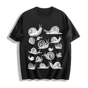 Vintage Snails T Shirt - Vintage Snail Graphic Tee - Snail Lover Tshirt - Funny Retro Shirt - Womenswear Top