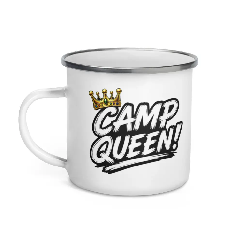 CAMP QUEEN! Enamel Mug
