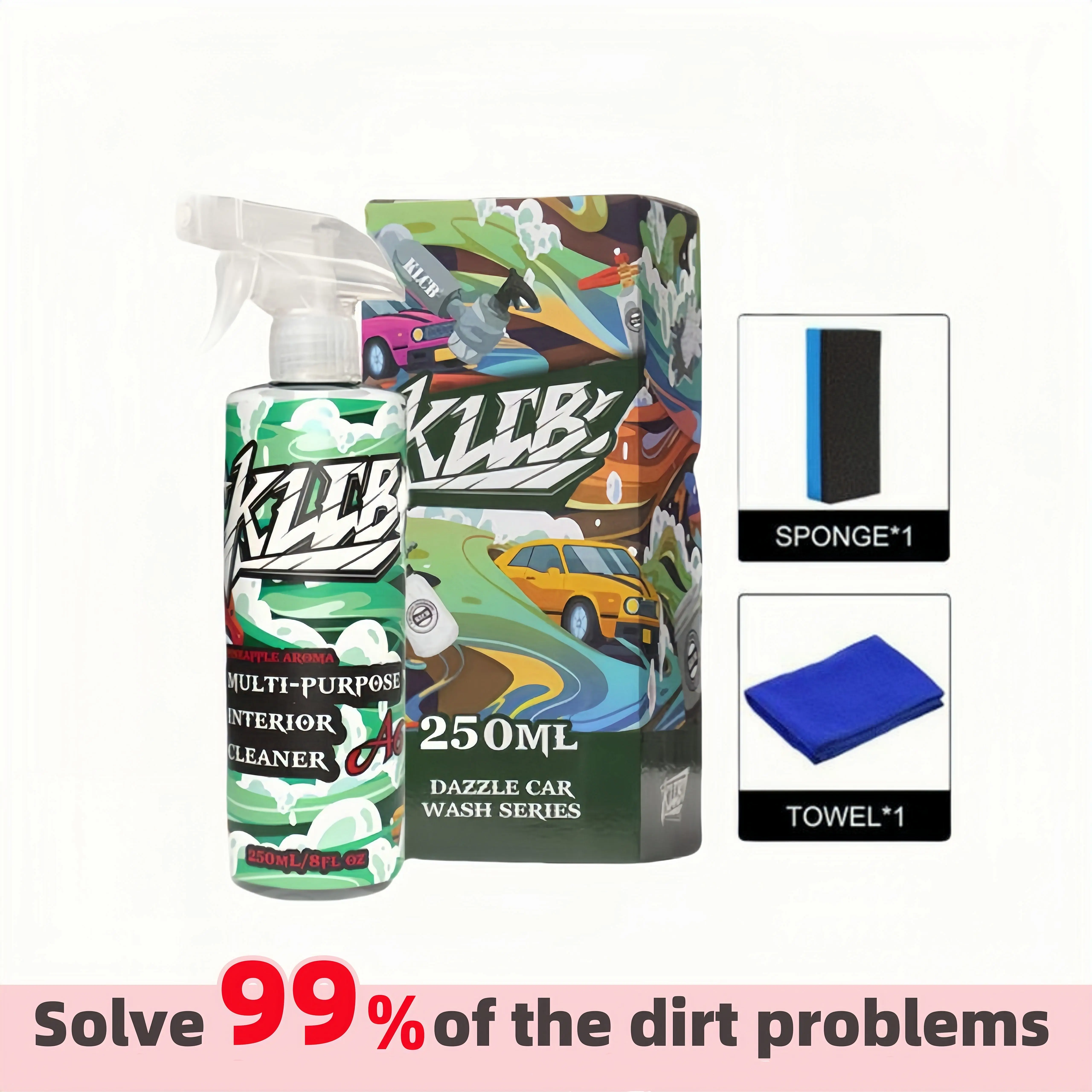 Foaming Interior Cleaner for Cars – Seats, Dash, Mats & More | Easy to Use
