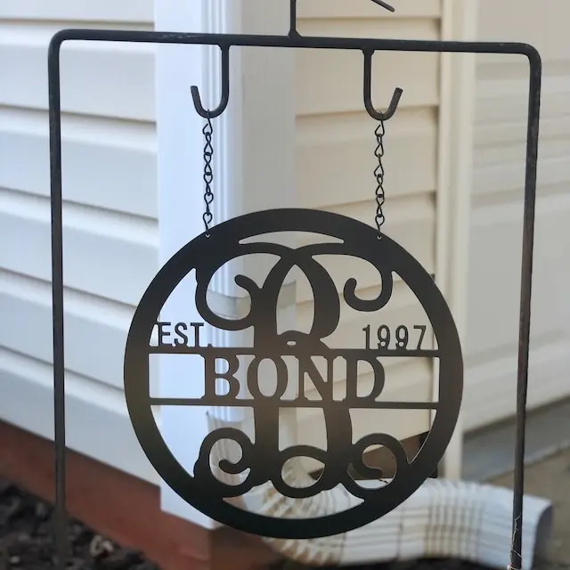 Custom Last Name Garden Flag, Last Name Sign for Wall, Established Sign for Wedding Gift, Home Decor, House Decor, Garden Decor