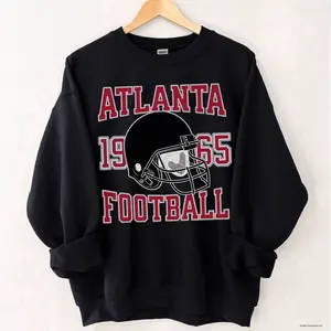 Atlanta Football Sweatshirt, Vintage Falcon Football Crewneck, Retro Atlanta Football Shirt, Falcon Football Gift, Atlanta Sweatshirt