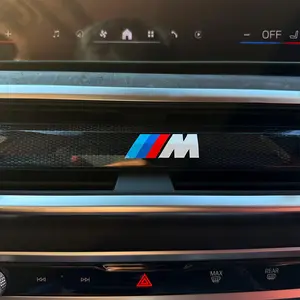 Hugexpen BMW Brake Caliper Sticker with M Badge Heat Resistant Car Decal for Custom Aftermarket Styling Enhance Your Vehicle's Look