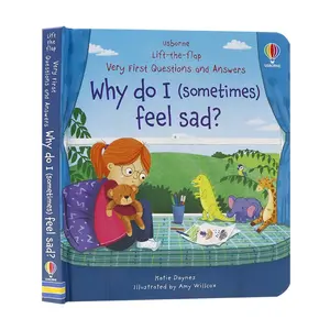 Why Do I Sometimes Feel Sad? Educational Q&a Book, Emotion Management Storybook, Colorful Home Bedtime Reading