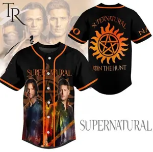 Personalized Supernatural Join The Hunt Baseball Jersey