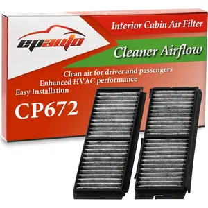CP672 (CF11672) Cabin Air Filter Compatible with Mazda 3 (2010-2013) includes Activated Carbon