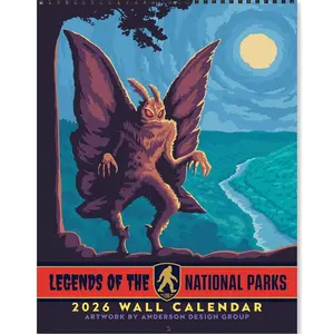 2026 Wall Calendar: Legends of the National Parks | Traveler Gift