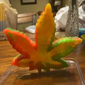 Rasta Ashtray: handmade resin