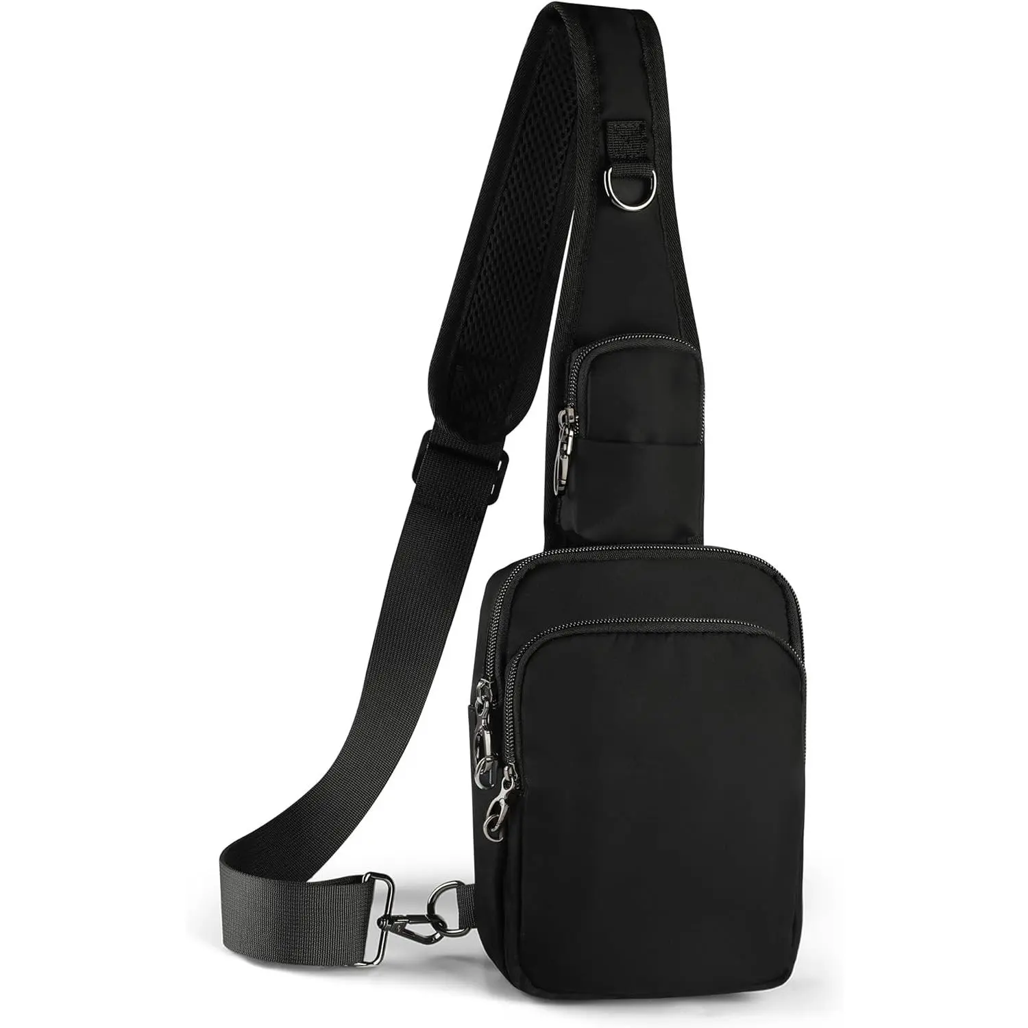 VADOO Sling Bag, Crossbody Bag with Zipper Lock, RFID Blocking & Water Resistant for Men and Women