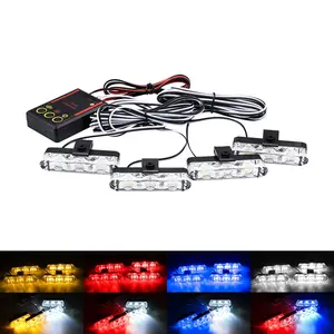 Car Front Grille Lighting 12V LED Emergency Flashlight Warning Light, Firefighter Flashlight Signal Light, Model 2a49j-Cb01