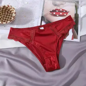 COMFORT FIT LACE PANTY - Red Lace Material for Delicate Style & Comfort Fit - Versatile for Everyday Wear