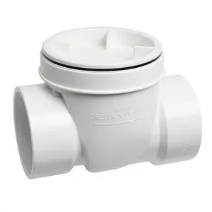 3" PVC Backwater Valve, 3 Inch Back Flow Preventer Valve, Backflow Valve Prevents Sewage Backflow
