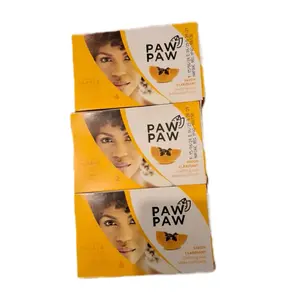 Paw Paw Skin & Body Clarifying Soap Papaye Papaya 180g (Pack of 3) Extracted with Vitamin E - Cleanser for Skin Care - Comfort