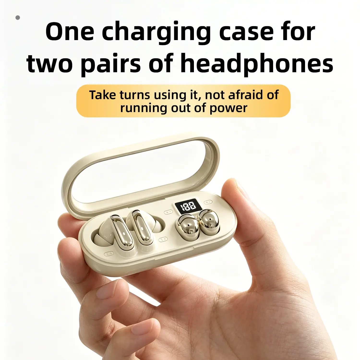 summerwins Mini Invisible Earbuds - Low Profile Wireless Headphones, Waterproof Headphones, MagSafe Magnetic Rechargeable In-Ear Bluetooth Earphones with Built-in Mic, Intelligent Touch, ENC Noise Canceling, IPX5 Water Resistance for Sport, Workout, Magsa