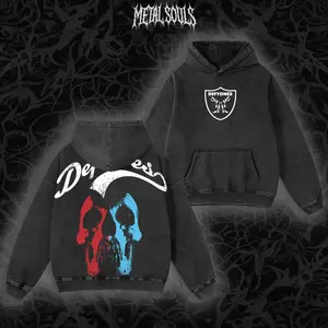 Deftones Skull And Eyes Ver.2 Album Washed Hoodie, metal band shirt, rock tour t-shirt, alternative band merch, trending t-shirt, 90s graphic tee, vintage graphic tee, grunge aesthetic shirt, classic rock merch