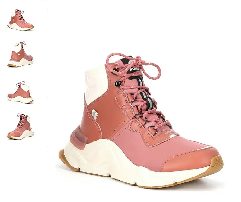 Sorel Kinetic RNEGD Conquest Lux WP Sandy Clay,Natural Women's US sizes 6-12-NEW
