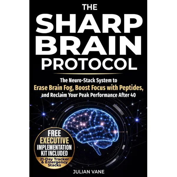 THE SHARP BRAIN PROTOCOL: The Neuro-Stack System to Erase Brain Fog, Boost Focus with Peptides, and Reclaim Your Peak Performance After 40. A Science-Backed Biohacking Guide for Busy Professionals