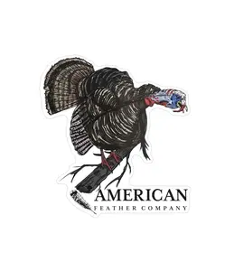 Roosted Gobbler Sticker, Laptop Water Bottle Decal Sticker