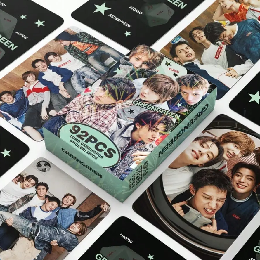92 Pcs Cortis Group Collection Double-Sided Star Photo Cards, Photocard, Perfect for Room Decor, Photo Wall, Notebook, Ideal Holiday Gift