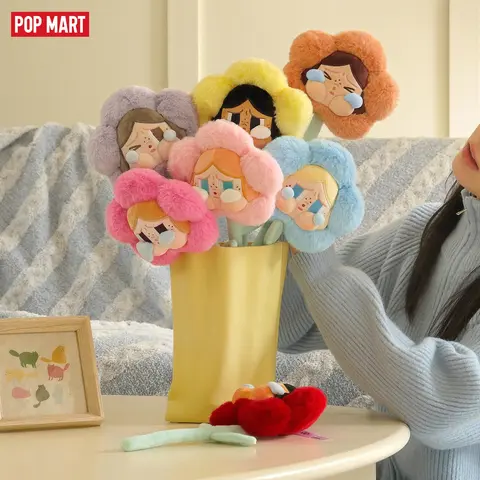 POP MART CRYBABY Sad Club Series Plush Flower Blind Box, Collectible Toys,Surprise Gift