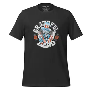 Grateful Dead | T-Shirt | American Skeleton Roses Dark Grey